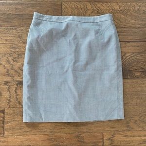 Ann Taylor Loft Gray Petite Pencil Skirt